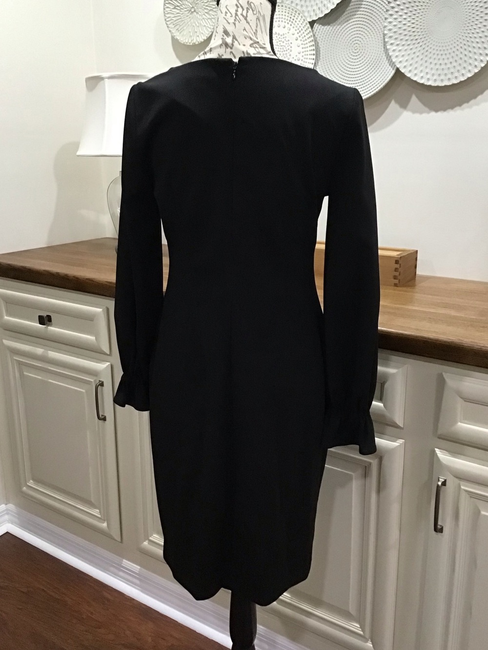 Calvin Klein Black Long-Sleeve Sheath Dress - Picture 5 of 7